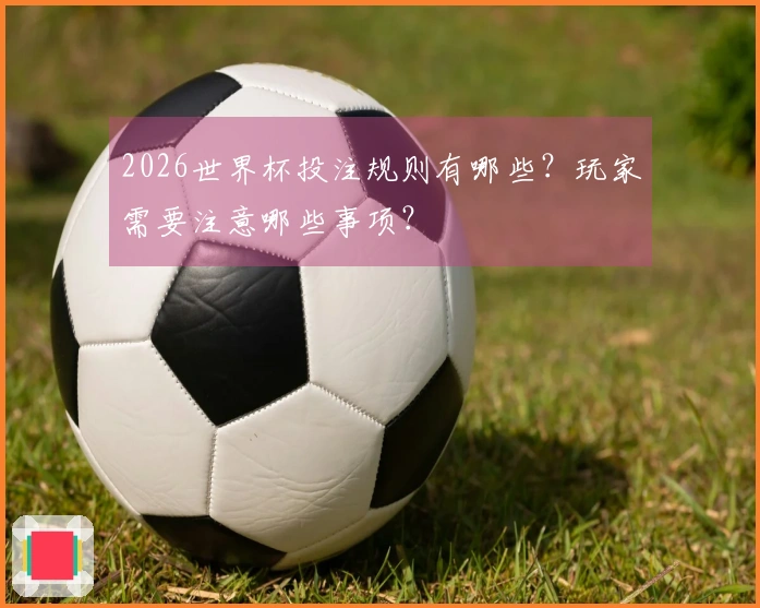 2026世界杯投注规则有哪些？玩家需要注意哪些事项？